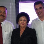Secretário de Saúde e presidente da Fundação Hospitalar visitam o TCE - O secretário de Estado da Saúde