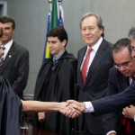 Governador e o ministro Lewandowski são homenageados durante posse no Tribunal Regional Eleitoral - Fotos: Marco Vieira/ASN
