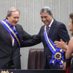 Governador e o ministro Lewandowski são homenageados durante posse no Tribunal Regional Eleitoral - Fotos: Marco Vieira/ASN