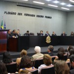 Governador e o ministro Lewandowski são homenageados durante posse no Tribunal Regional Eleitoral - Fotos: Marco Vieira/ASN