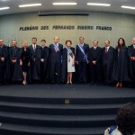 Governador e o ministro Lewandowski são homenageados durante posse no Tribunal Regional Eleitoral - Fotos: Marco Vieira/ASN