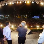 Sermão do Monte conta com a presença do governador em exercício -