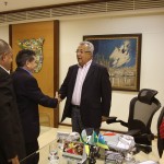 Jackson Barreto reúnese com o presidente nacional da UGT -