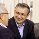 Jackson Barreto recebe visita de cortesia do senador Eduardo Amorim -