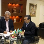 Jackson Barreto recebe visita de cortesia do senador Eduardo Amorim -