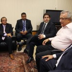Jackson Barreto recebe visita dos vereadores aracajuanos - O governador em exercício