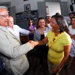 Governador em exercício anuncia reforma da escola estadual onde iniciou seus estudos -