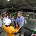Déda prestigia inauguração de mercado em Carira -