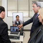 Déda recebe o presidente do TSE e anuncia recadastramento biométrico em SE -