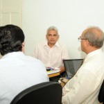 Defesa Civil reúnese com parlamentar da comissão federal de prevenção a catástrofes - Fotos: Edinah Mary/Seides