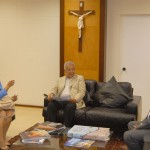 Jackson Barreto recebe presidente do TCE e confirma presença na inauguração da Ouvidoria - Fotos: Wellington Barreto