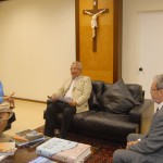 Jackson Barreto recebe presidente do TCE e confirma presença na inauguração da Ouvidoria - Fotos: Wellington Barreto