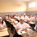 Monte Alegre recebeu nesta sextafeira o censo educacional    - Fotos: Juarez Silveira/Seed