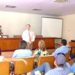 Estrutura de programa antitabagismo da Deso é destaque em reunião - O diretor administrativo e financeiro da Deso