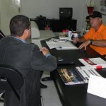 Maurício Pimentel e Fábio Mitidiere conversam sobre o esporte na capital   - Fotos: Ascom/Seel