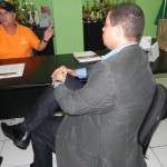 Maurício Pimentel e Fábio Mitidiere conversam sobre o esporte na capital   - Fotos: Ascom/Seel