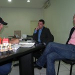 Maurício Pimentel e Fábio Mitidiere conversam sobre o esporte na capital   - Fotos: Ascom/Seel