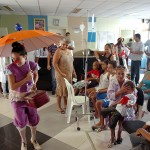 Trenzinho anima crianças da Oncologia na Semana de Combate ao Câncer - O passeio faz parte da programação em homenagem a Semana Mundial de Combate ao Câncer