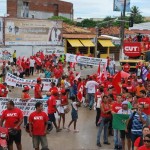 Secretário dos Direitos Humanos participa da marcha dos trabalhadores  - Fotos: Ascom/Sedhuc