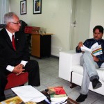 Presidente da Academia Sergipana de Letras propõe parceria com a Segrase - O presidente da ASL