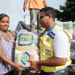 Seides entrega alimentos doados pela Defesa Civil Nacional aos quilombolas - Fotos: Edinah Mary/Seides