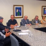 Governador Marcelo Déda recebe direção do Sintese -