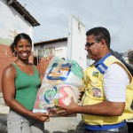 Seides entrega alimentos doados pela Defesa Civil Nacional aos quilombolas - Fotos: Edinah Mary/Seides