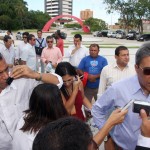 Governador visita obras em andamento no Parque dos Cajueiros - Fotos: Marco Vieira/ASN