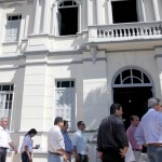 Déda inspeciona obra do antigo Atheneuzinho -