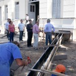 Déda inspeciona obra do antigo Atheneuzinho -