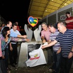 Déda inaugura moderna quadra de esportes em Feira Nova - Fotos: Marcos Rodrigues/ASN