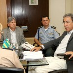 Governador recebe a nova diretora geral da Polícia Rodoviária Federal - Fotos: Marcos Rodrigues/ASN