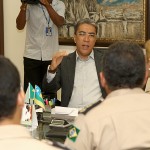 Governador recebe a nova diretora geral da Polícia Rodoviária Federal - Fotos: Marcos Rodrigues/ASN
