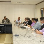 Governador reúnese com diretoria do Sintese no Palácio dos Despachos -