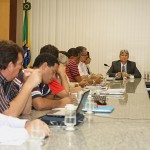 Governador reúnese com diretoria do Sintese no Palácio dos Despachos -