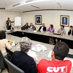 Governador reúnese com diretoria do Sintese no Palácio dos Despachos -