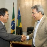 Déda recebe executivos da Mitsui Gás e Energia - Fotos: Marcos Rodrigues/ASN