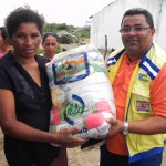 Quilombolas de Poço Redondo e Porto da Folha recebem alimentos - Fotos: Ascom/Seides