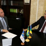 Humberto Viana e o governador Marcelo Déda