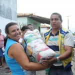 Seides entrega alimentos doados pela Defesa Civil Nacional aos quilombolas - Fotos: Edinah Mary/Seides