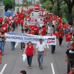 Secretário dos Direitos Humanos participa da marcha dos trabalhadores  - Fotos: Ascom/Sedhuc