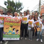 Defensores públicos participam de caminhada contra o abuso e  a exploração sexual de crianças e adolescentes - Fotos: Ascom/Defensoria