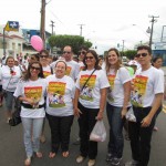 Defensores públicos participam de caminhada contra o abuso e  a exploração sexual de crianças e adolescentes - Fotos: Ascom/Defensoria