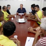 Secretário de Educação recebe dirigentes do Sintrase - Fotos: Wandycler Júnior/Seed