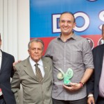 o governador Marcelo Déda foi um dos homenageados da noite