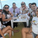Jornalistas sergipanos conhecem o Barco do Forró  - A descontração dos profissionais da imprensa de Sergipe no Barco do Forró