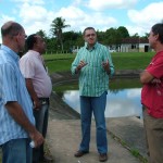 Presidente da Cohidro visita o perímetro Piauí em Lagarto - Fotos: Ascom/Cohidro