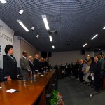 Governador acompanha homenagem ao ministro Ubiratan Aguiar -