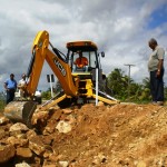 Governo recupera trecho de rodovia em Ilha das Flores - O secretário de Estado da Infraestrutura
