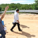 Secretário visita obras do Parque dos Cajueiros -